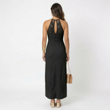 Valentina | Vestido Midi com Decote Diagonal