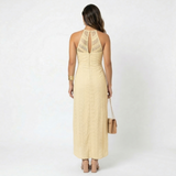 Valentina | Vestido Midi com Decote Diagonal