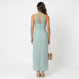 Valentina | Vestido Midi com Decote Diagonal