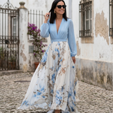 Zara | Vestido longo floral elegante
