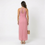 Valentina | Vestido Midi com Decote Diagonal