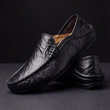 Mocassins em pele