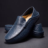 Mocassins em pele