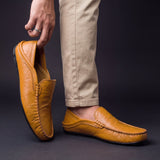 Mocassins em pele
