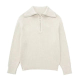 Cazel | Sweat com fecho éclair riscado