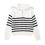Cazel | Sweat com fecho éclair riscado