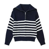 Cazel | Sweat com fecho éclair riscado