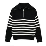 Cazel | Sweat com fecho éclair riscado