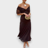 Mália | Vestido Elegante com Decote em V