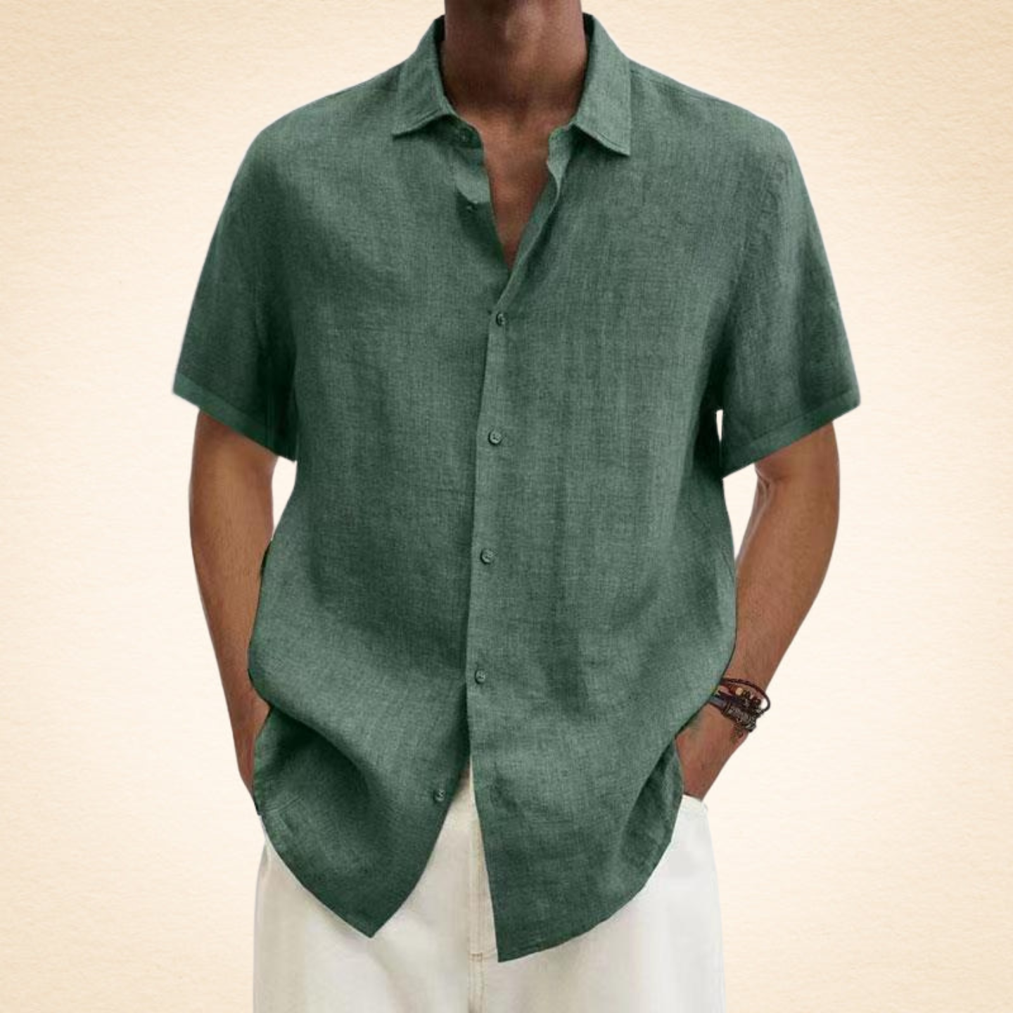 Cazel | Camisa elegante em linho