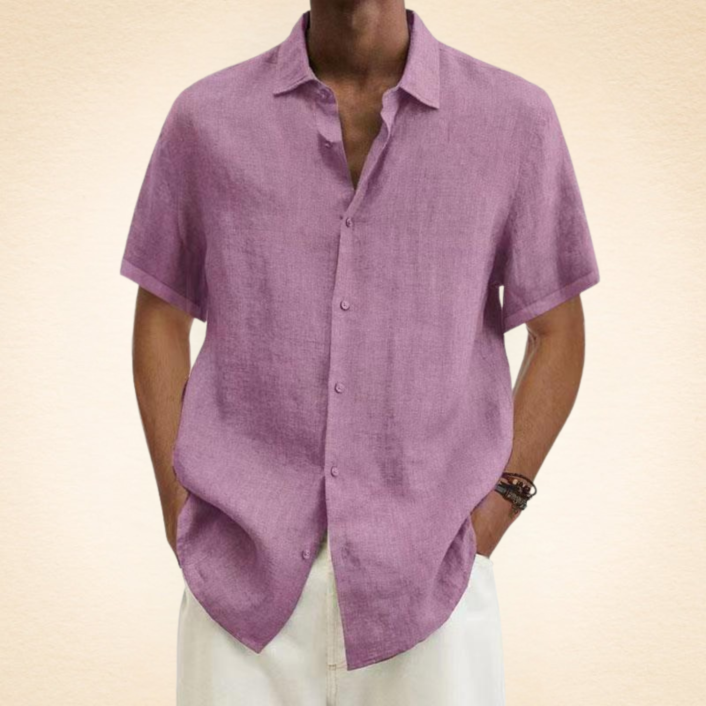 Cazel | Camisa elegante em linho