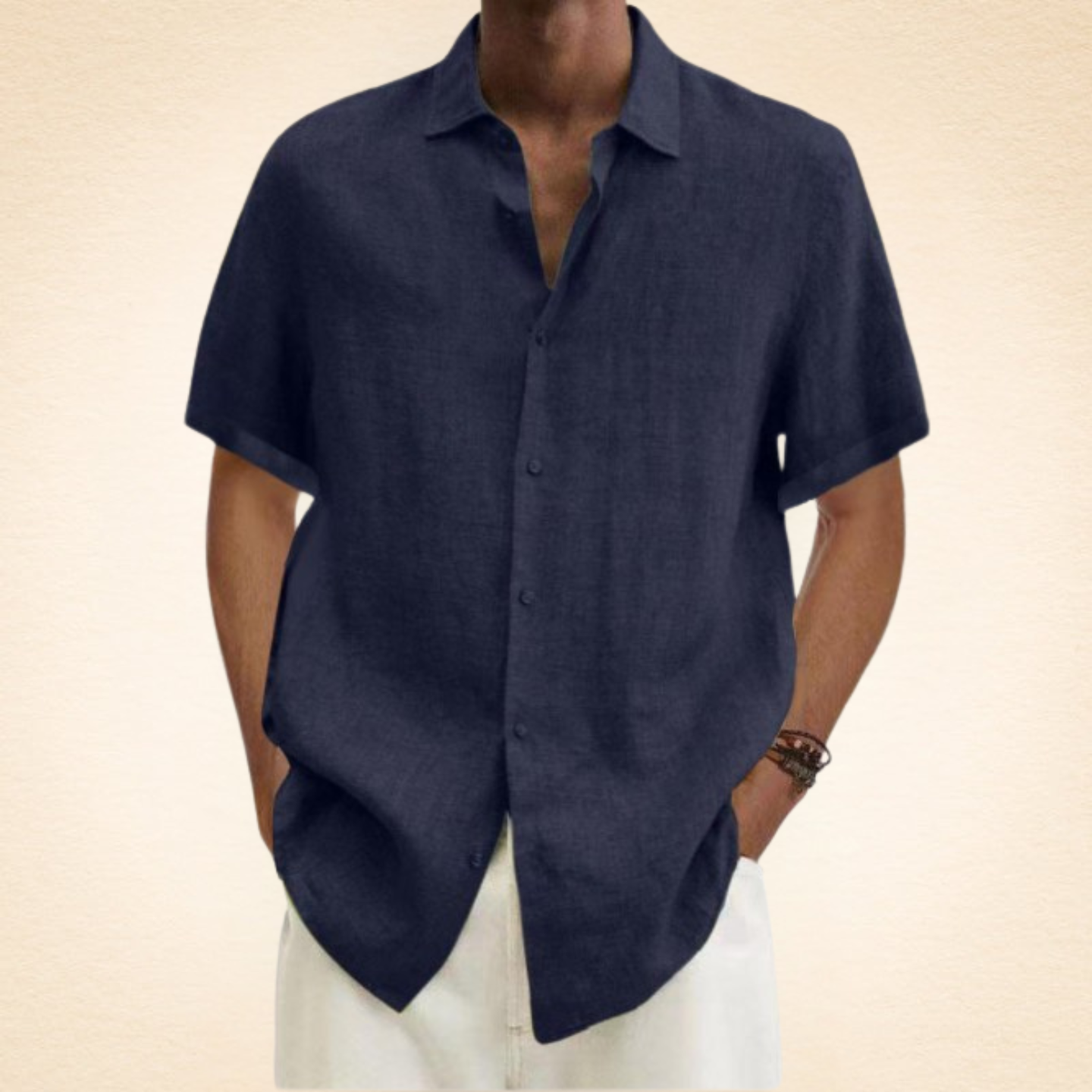 Cazel | Camisa elegante em linho