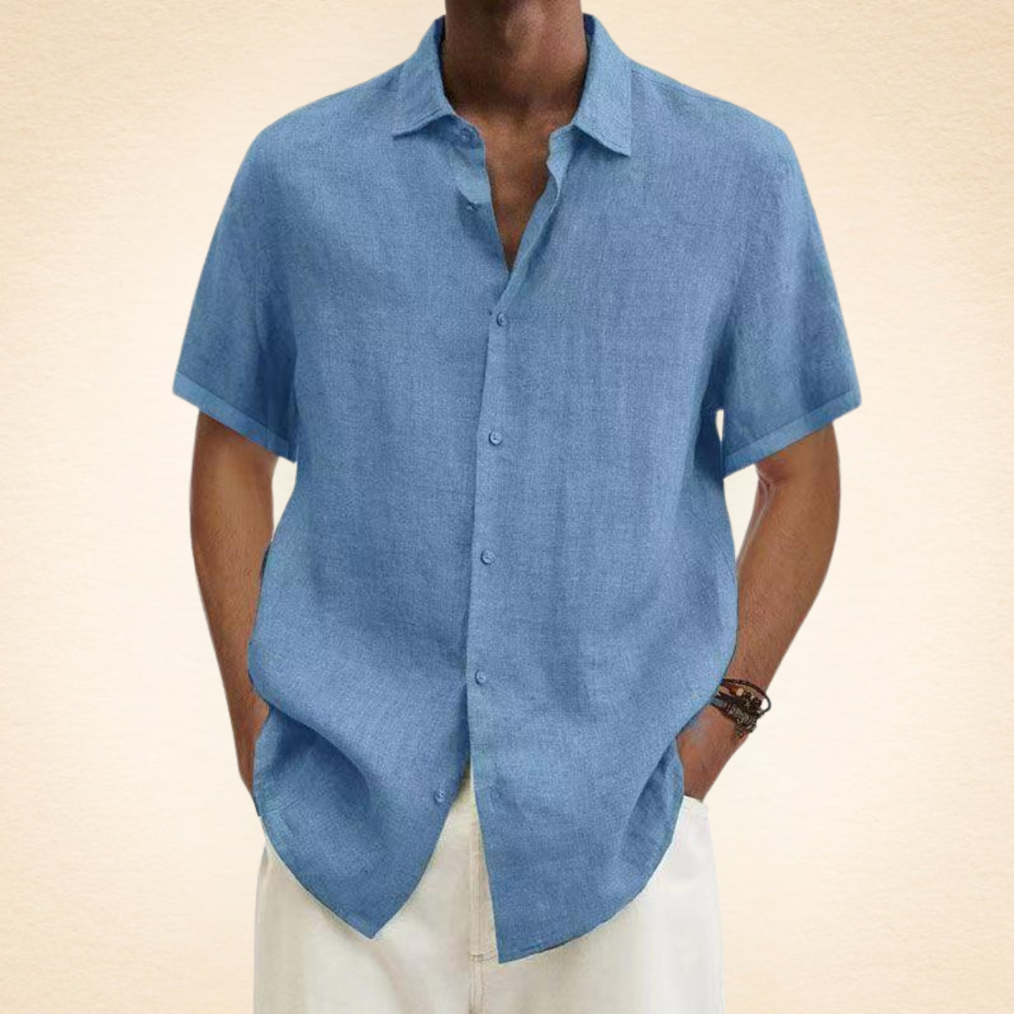 Cazel | Camisa elegante em linho