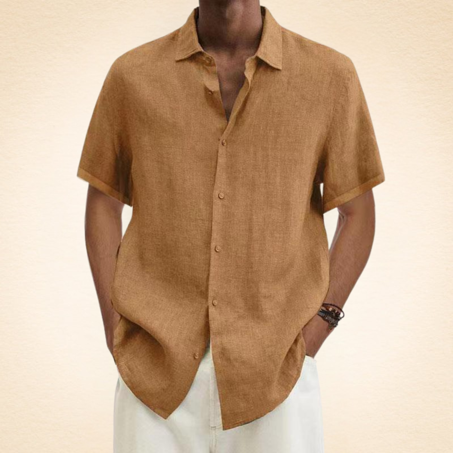 Cazel | Camisa elegante em linho