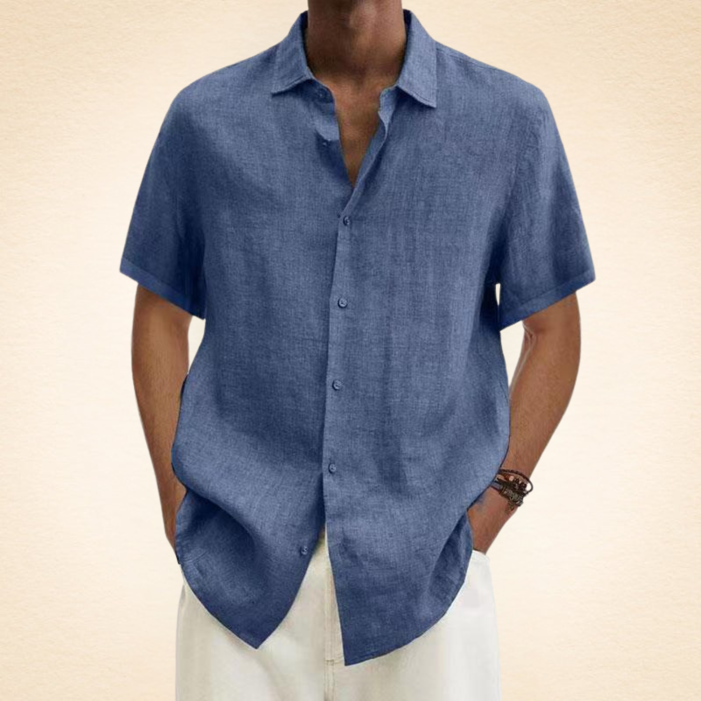 Cazel | Camisa elegante em linho
