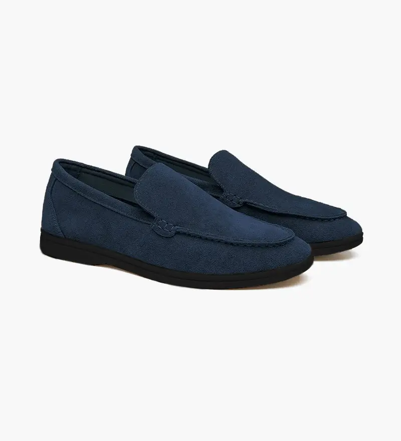 Mocassins em camurça de qualidade superior - Solas pretas