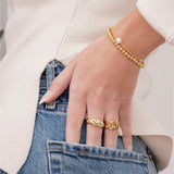 Pulseira de ouro de Mykonos