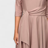 Vestido elegante com estampa