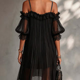 Céline | Vestido Longo Chiffon Decote V