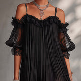 Céline | Vestido Longo Chiffon Decote V