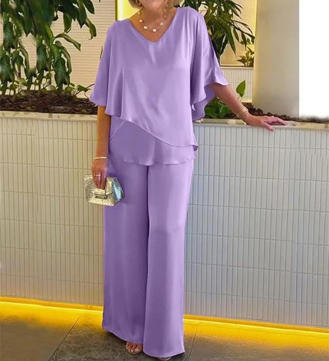 Martha | CONJUNTO CONFORTÁVEL COM PERNAS LARGAS