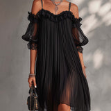 Céline | Vestido Longo Chiffon Decote V
