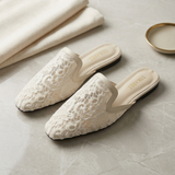 Dentelle - Mules Ortopédicas em Renda Floral