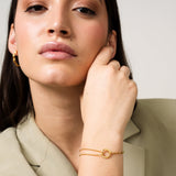 Pulseira de ouro Tennis Box