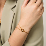 Pulseira de ouro Tennis Box