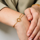Pulseira de ouro Tennis Box