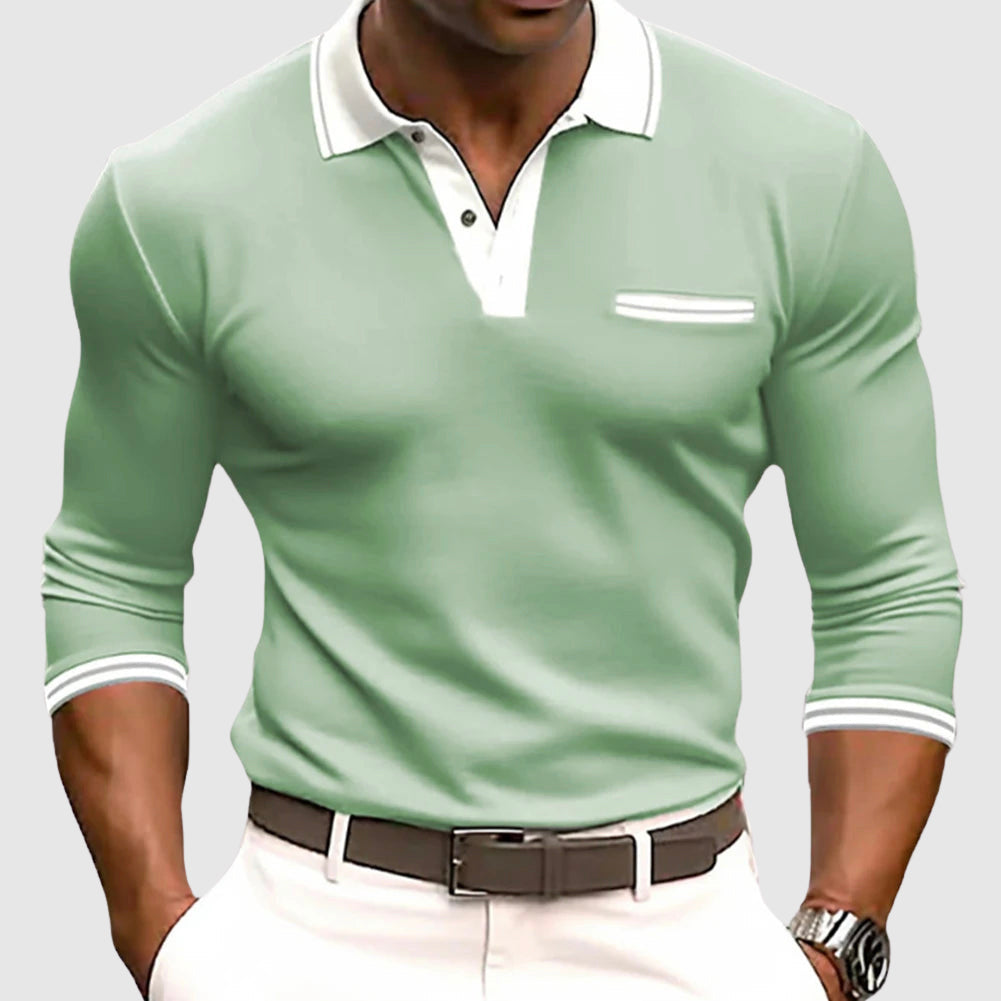 Cazel | Camisa com detalhes contrastantes elegantes
