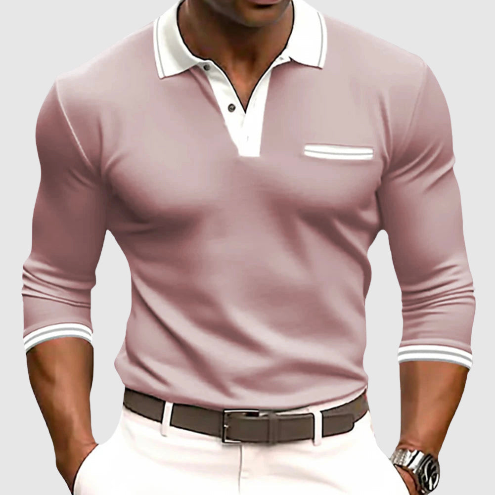 Cazel | Camisa com detalhes contrastantes elegantes