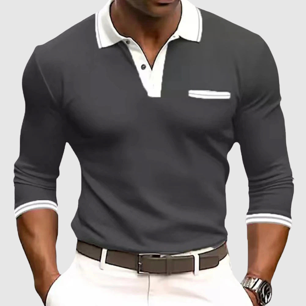 Cazel | Camisa com detalhes contrastantes elegantes