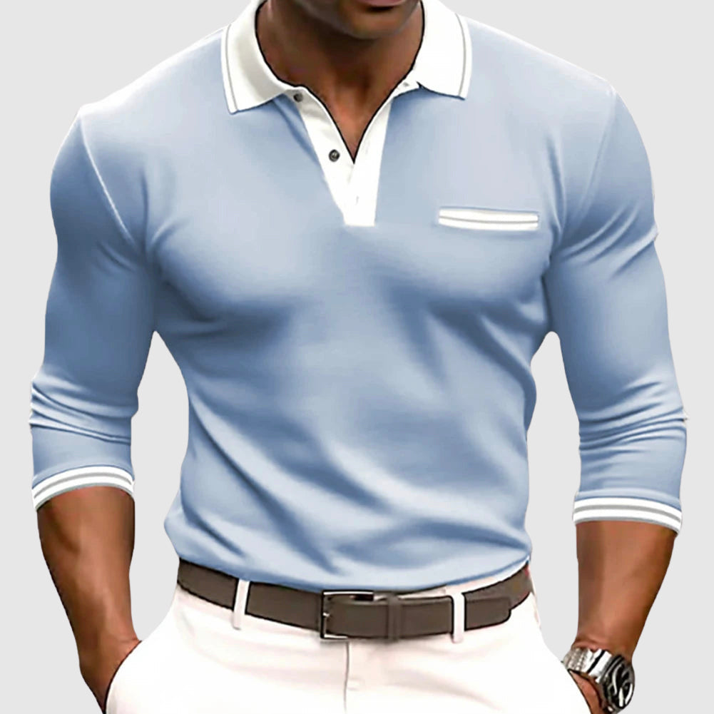 Cazel | Camisa com detalhes contrastantes elegantes