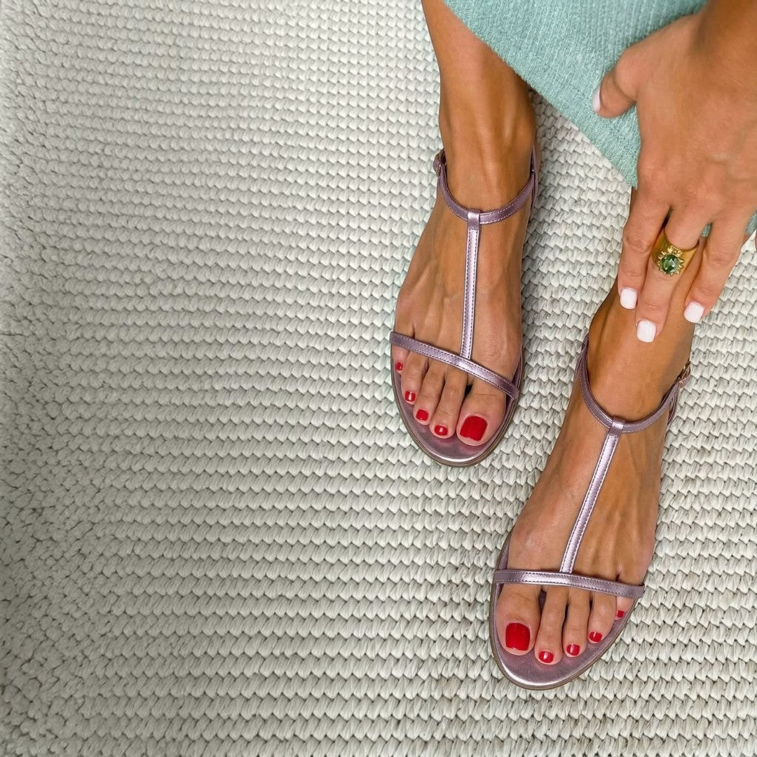 Rosalba | Sandálias Douradas para a primavera – Elegância solar