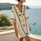Vera | VESTIDO DE PRAIA ELEGANTE E CONFORTÁVEL PARA OS DIAS DE VERÃO