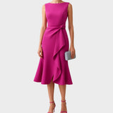 Antónia – Vestido de noite sofisticado com detalhe de laço