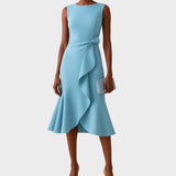 Antónia – Vestido de noite sofisticado com detalhe de laço