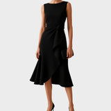 Antónia – Vestido de noite sofisticado com detalhe de laço