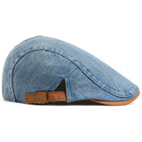 Cazel | Boné plano premium em denim – estilo intemporal e conforto diário