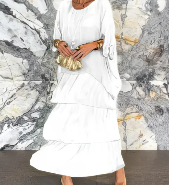 Lara | Elegante Vestido Maxi Fluido