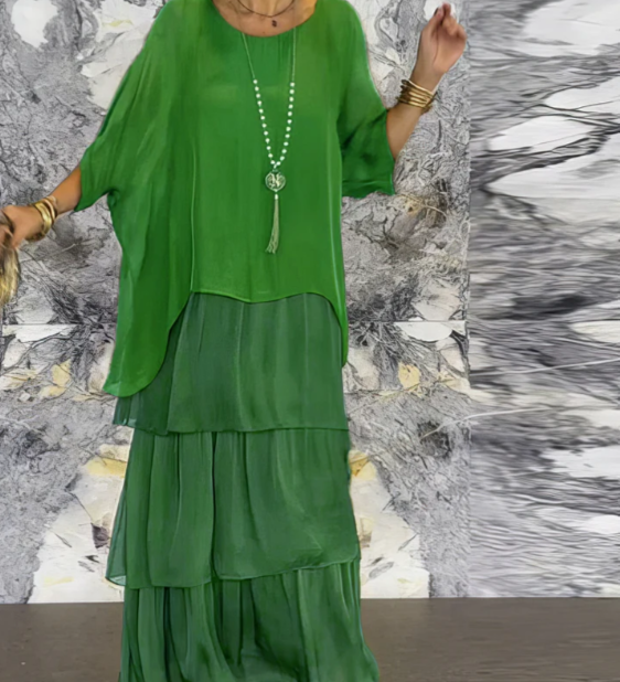 Lara | Elegante Vestido Maxi Fluido