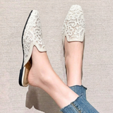 Dentelle - Mules Ortopédicas em Renda Floral
