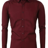 Cazel | Camisa elegante de mangas longas com botões