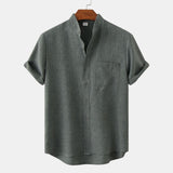 Cazel | Camisa Lisa de Algodão com Botões