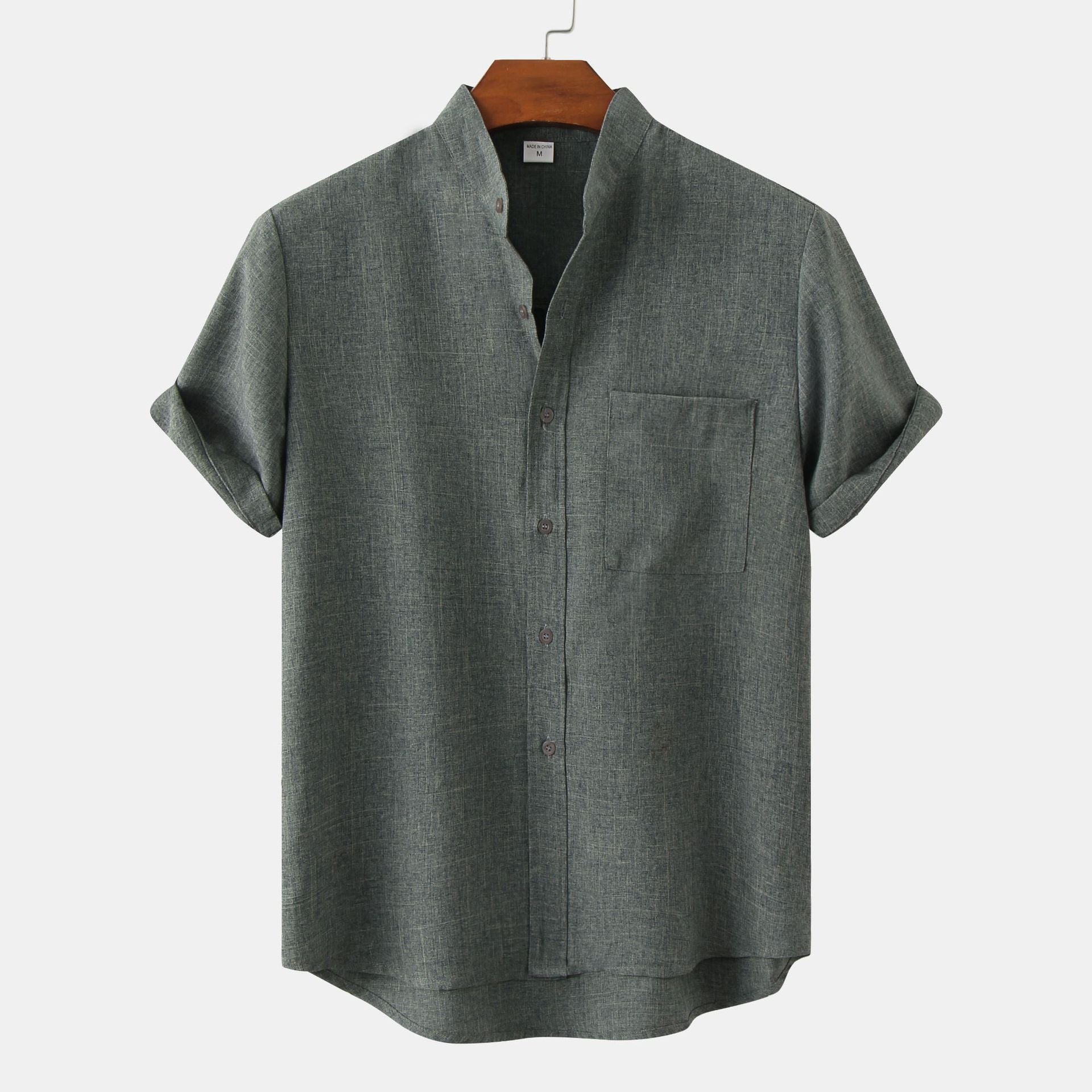 Cazel | Camisa Lisa de Algodão com Botões