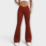Calça larga com pernas largas