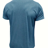 Cazel | T-shirt de gola redonda elegante com bolso