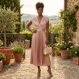 Eduarda - Elegante vestido midi