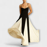 Ember - Estilo Clássico: Vestido Maxi em Linha A